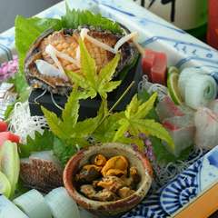 毎日、九州から空輸された鮮魚を使用『刺身盛り合わせ（御一人様）』