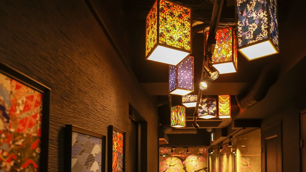 日本の伝統と文化を散りばめた空間