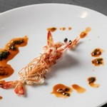 A5等級黒毛和牛サーロインステーキのコースにA5神戸牛モモ赤身ステーキと天然大海老をプラスしたコース！