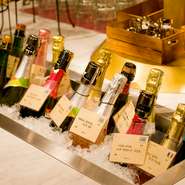 ワインビュッフェは、セルフスタイル！