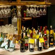 赤･白･泡･スパークリングを含む約60種ワイン＆その他飲み放題付き(生ビール･ハイボール･カクテル等)♪