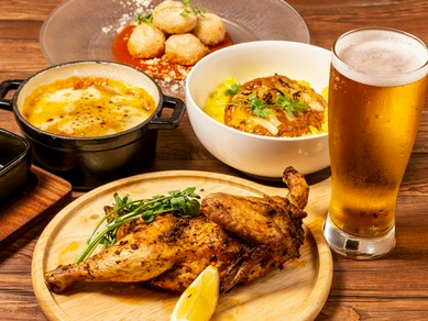 リーズナブルな価格で楽しめる『CRAFT BREWERYスタンダードパーティーコース<飲み放題付き>』