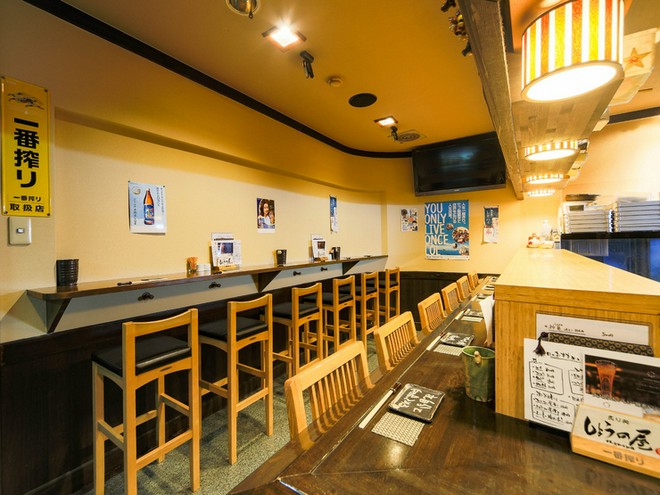 カウンター席がある