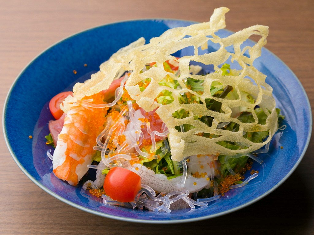 海鮮投網サラダ