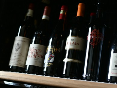 様々なヨーロッパのワインを楽しめる、充実の品揃え