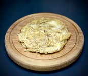ふわふわ、トロトロの黒トリュフの卵焼き。まず香りに驚き、食感、味に喜びを感じます。ベースに隠している木ノ子が良い働きを。
