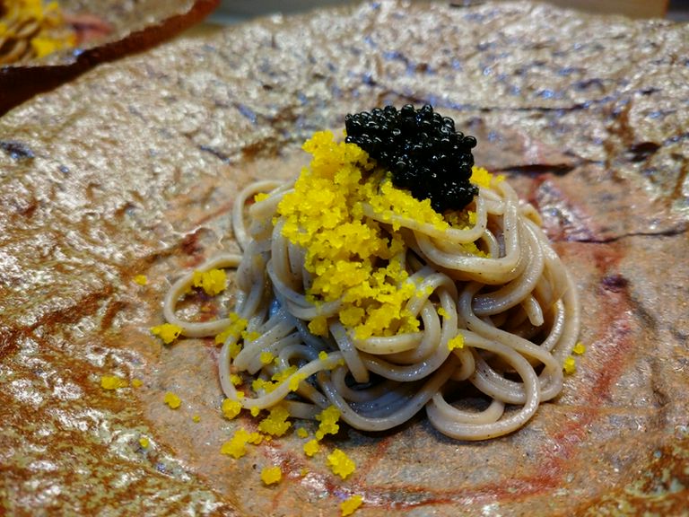 カラスミ蕎麦
