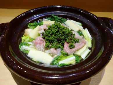 仙台牛と花山椒の鍋 