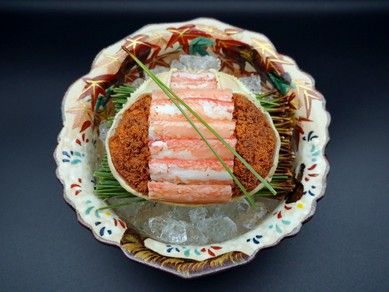 香箱蟹(蟹コースのご予約承ります。)