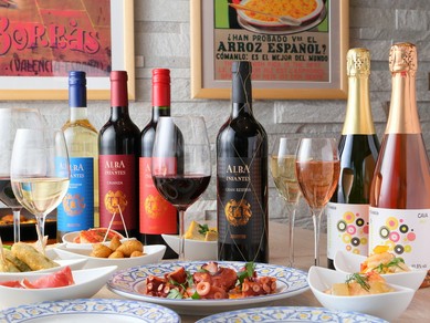 ソムリエ厳選のスペインワインをお楽しみいただけます