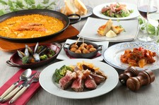 生ハムの盛り合わせムルシア風サラダから始まり、当店の人気メニューを詰め込んだ
満足いただけるプラン！