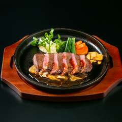 鉄板焼きサーロインステーキ ガーリックソースorおろしぽん酢