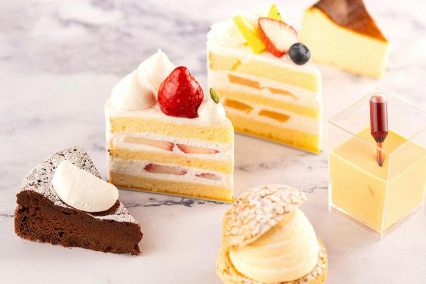 ホテルメイドのケーキ