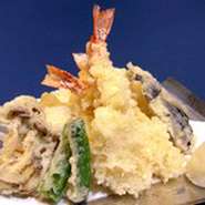 海老／白身魚／季節の野菜