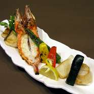 冷製前菜／温製前菜／スープ／海の幸盛合せ／デザート