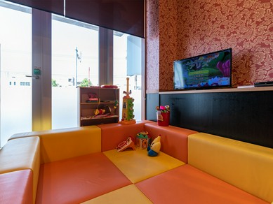 「子どもが楽しめるお店づくり」。ファミリー利用に活躍する一軒