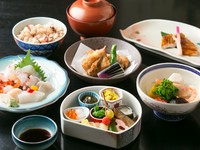 四季折々の食材と明石浦の旬魚介で織りなす『おまかせ会席』