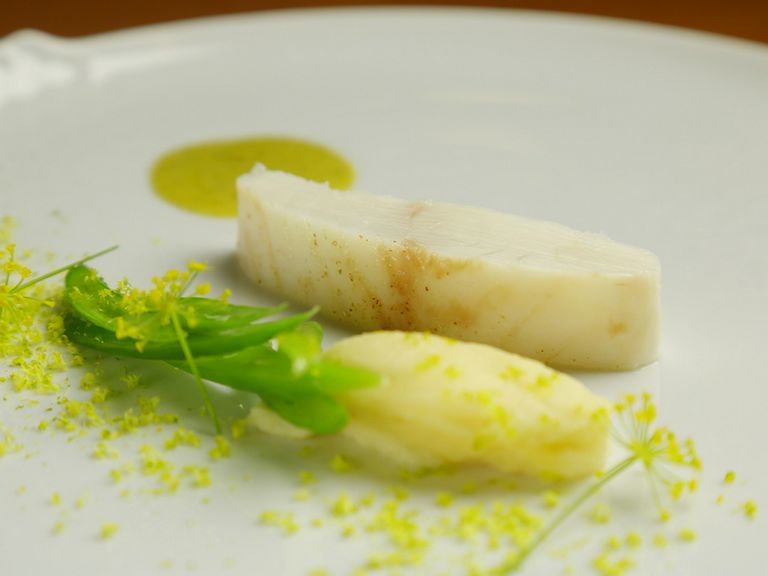『ある日の魚料理』　〜天草産ヒラメのポシエ〜