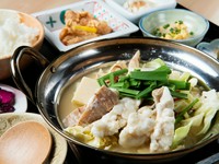 【数量限定】炙りモツ鍋御膳