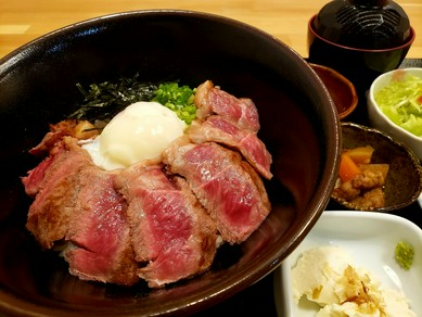 【数量限定】黒毛和牛ステーキ丼定食