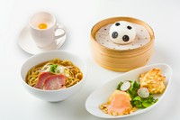 ラーメン/パンダまんじゅう/唐揚げ/エビマヨ/デザート