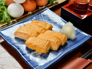 いつも食べている玉子焼と一味違う、濃厚な味わい『中山さんちのだしまき玉子』