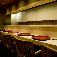 一枚板の自慢のカウンター