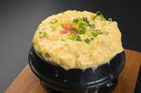 本場韓国のふわトロ玉子蒸しです。