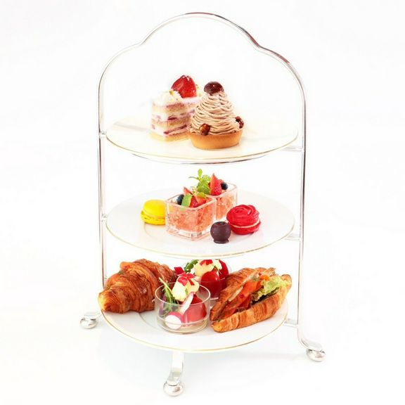 ふたり用のアフタヌーンティーセット