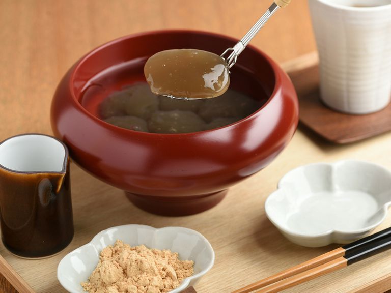 手づくりの和スイーツをゆったりと味わう至福のひととき