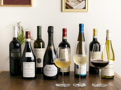 ソムリエでもあるシェフが、自らの料理に合うペアリングを提案