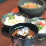呑んだあとの〆には肝臓に効く。しじみの力！

