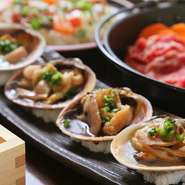 新鮮な貝の旨みにハマる！『大アサリの浜焼き』