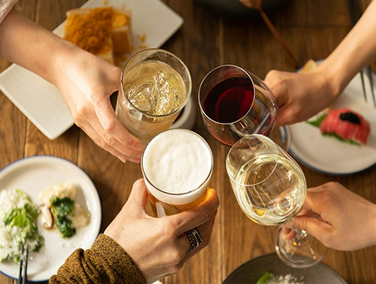 コスパ抜群の2時間飲み放題付きパーティープランあり