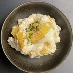 ~Potato salad topped with hot spring egg~