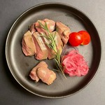 ~soft confit of daisen chicken liver~