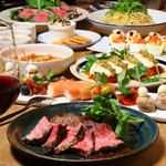 お食事も牛肉のメインやお魚までついた接待向けお食事充実のプラン。