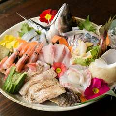 市場直送鮮魚を楽しむ『本日の鮮魚のお造り』