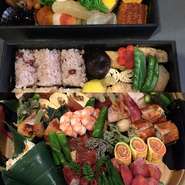 ご用途、ご予算にあわせお弁当、オードブル、刺身や天ぷらなどの盛り合わせ、ちらし寿司などのテイクアウトうけたまわります。
