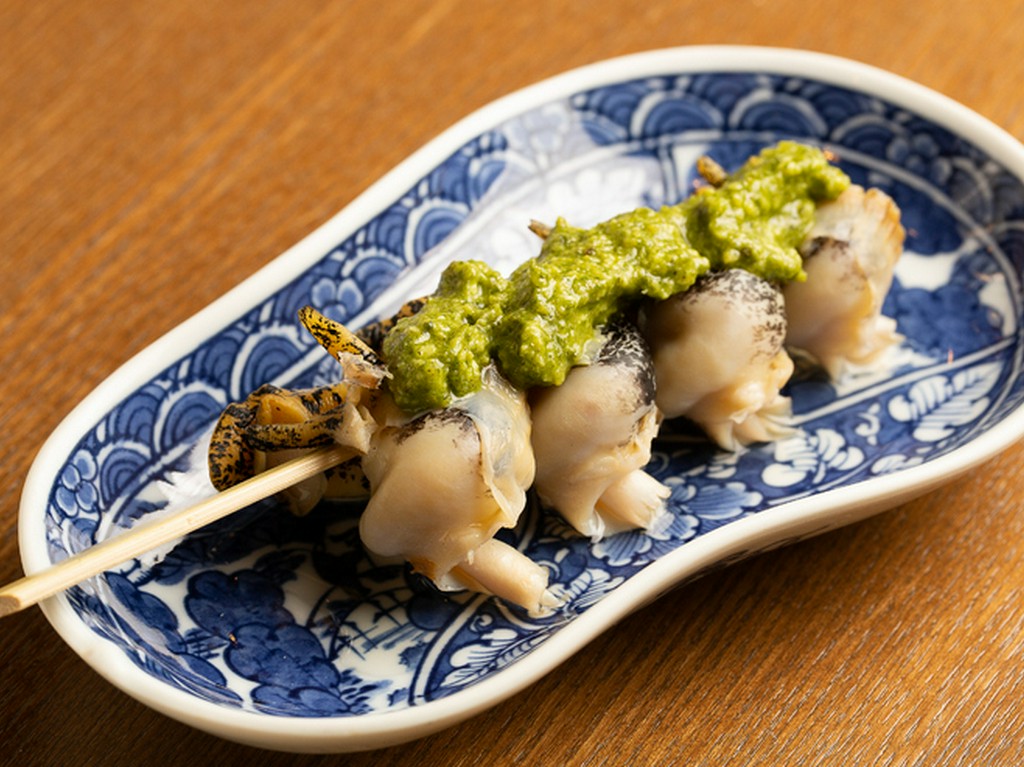 道産ツブのジェノベーゼソース