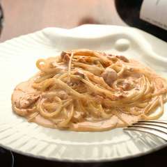濃厚！　北海道産ウニがたっぷり『ウニのクリームソースパスタ』