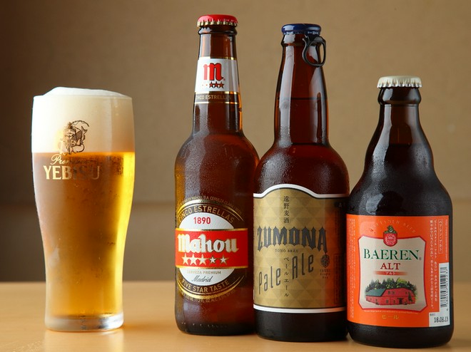 ビールにこだわっている