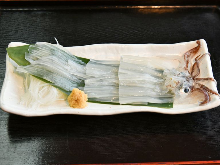 函館でぜひ食べたい、新鮮な活いか