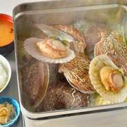 獲れたて帆立を思うがままに楽しめる食べ放題コース。プリっとした食感と濃厚な味わい、新鮮な帆立ならではの醍醐味を心行くまで堪能できます。

