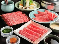 【しゃぶ禅】自慢の黒毛和牛部位三種を食べ比べできる食べ放題

黒毛和牛サーロイン・黒毛和牛リブロース・黒毛和牛外モモ肉・野菜・きしめん・もち・ごはんすべて食べ放題