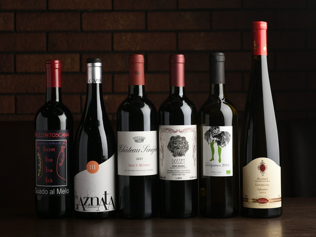 肉の味を引き立てる、相性の良いワインが充実のラインナップ