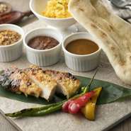 【Grill & Dining G】ならではの季節ごとのテーマを表現したグリル料理をメインのランチが人気です。