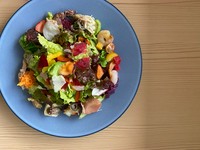 生パスタとデザート3種類盛り合わせのハーフコース
￥5,500税込