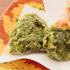 四万十川の青さ海苔天婦羅