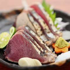 カツオ（造り・塩タタキ・たれタタキ・土佐ぬたタタキ）